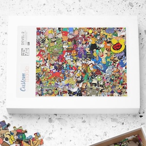 90er - 2000er Fernseh-Cartoon-Puzzle, Puzzle, Geschenk, TV-Show-Puzzle, Kinderfernseh-Puzzle