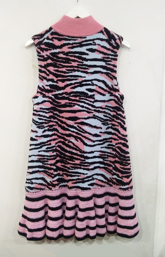 Kenzo Sleeveless Cotton/Wool Blend Dress