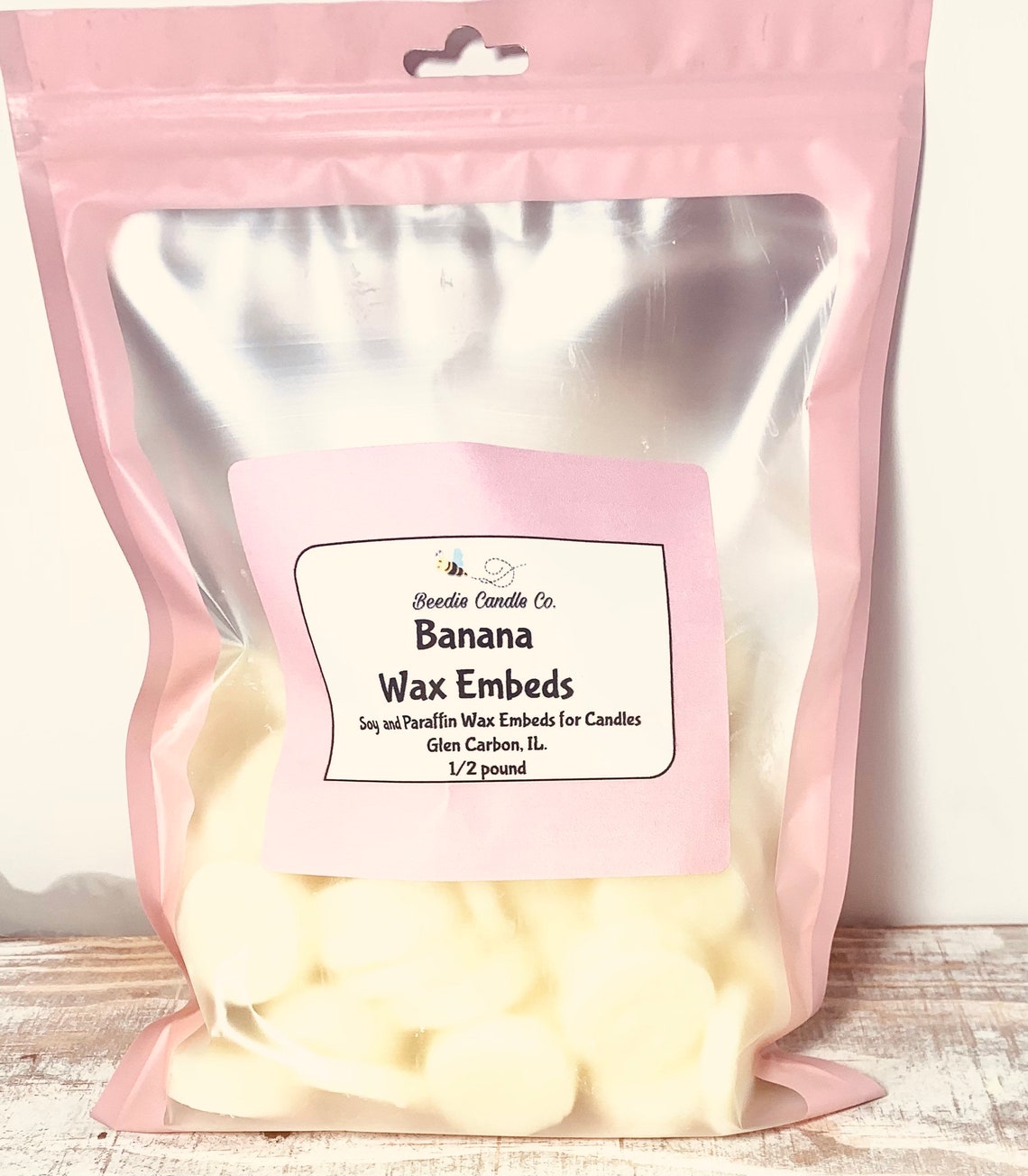 Banana Wax Melts/banana Embeds/fake Sliced Bananas Etsy