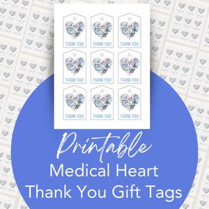 Nurse&#39;s Week Printables Gift Tag Nurse Gift Medical Office Appreciation Bulk Nurses Week Gift Thank You Gift Tag Hospital Staff Appreciation