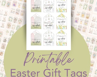Teacher Easter Egg Printable Gift Tag set of 3 different designs, Easter egg cute tag for kids students PTA PTO room parent cookie snack bag