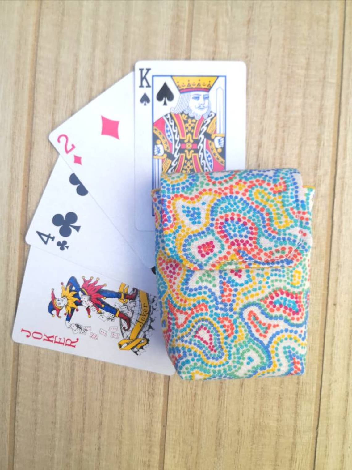 ??tui pour cartes de jeu | Etsy