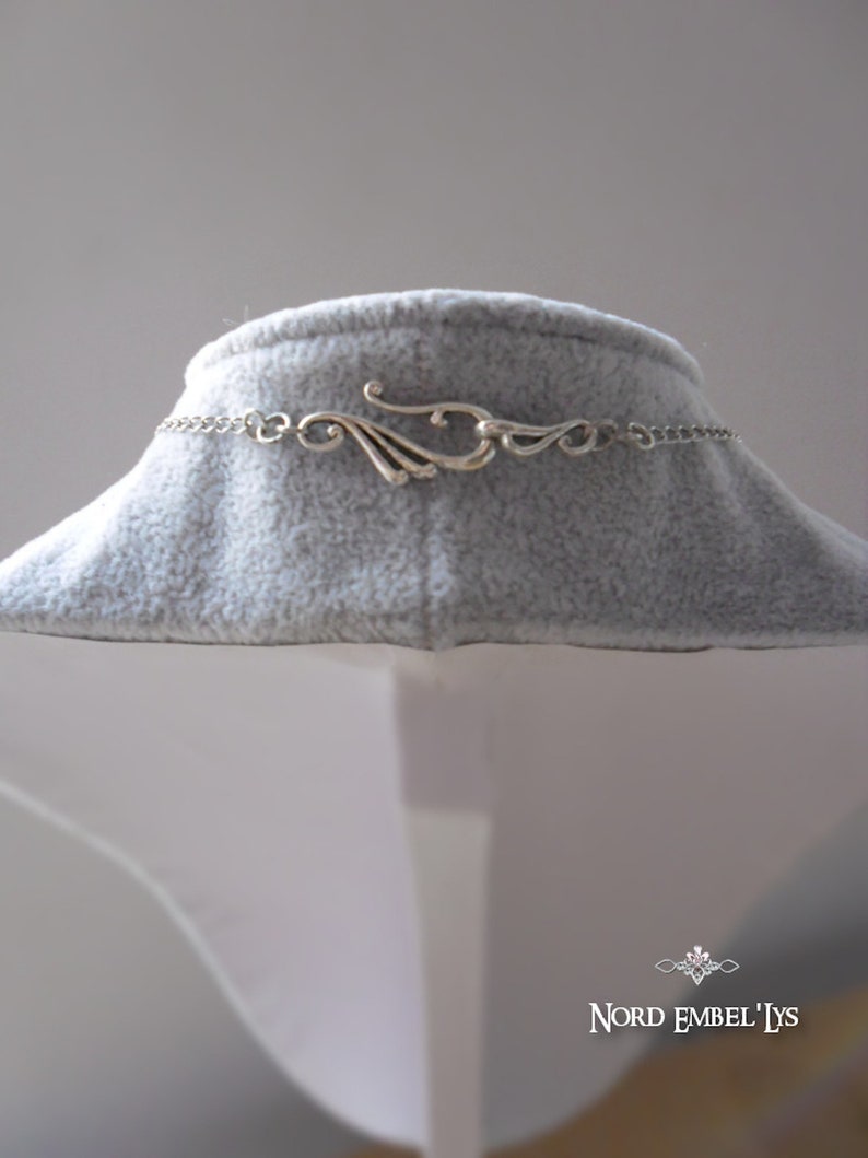 Celtic Choker Necklace in resin Night Walk