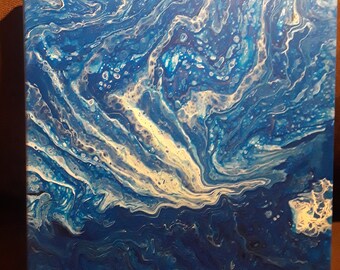 Abstract Acrylic painting