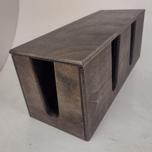 Electronics Organizer for Cable Management, 5&quot; x 5&quot; x 13.5&quot;, Cord management, Custom Sizes Available