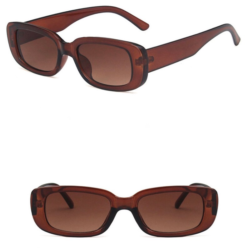 Vintage Rectangle Sunglasses 90s Sunglasses | Etsy