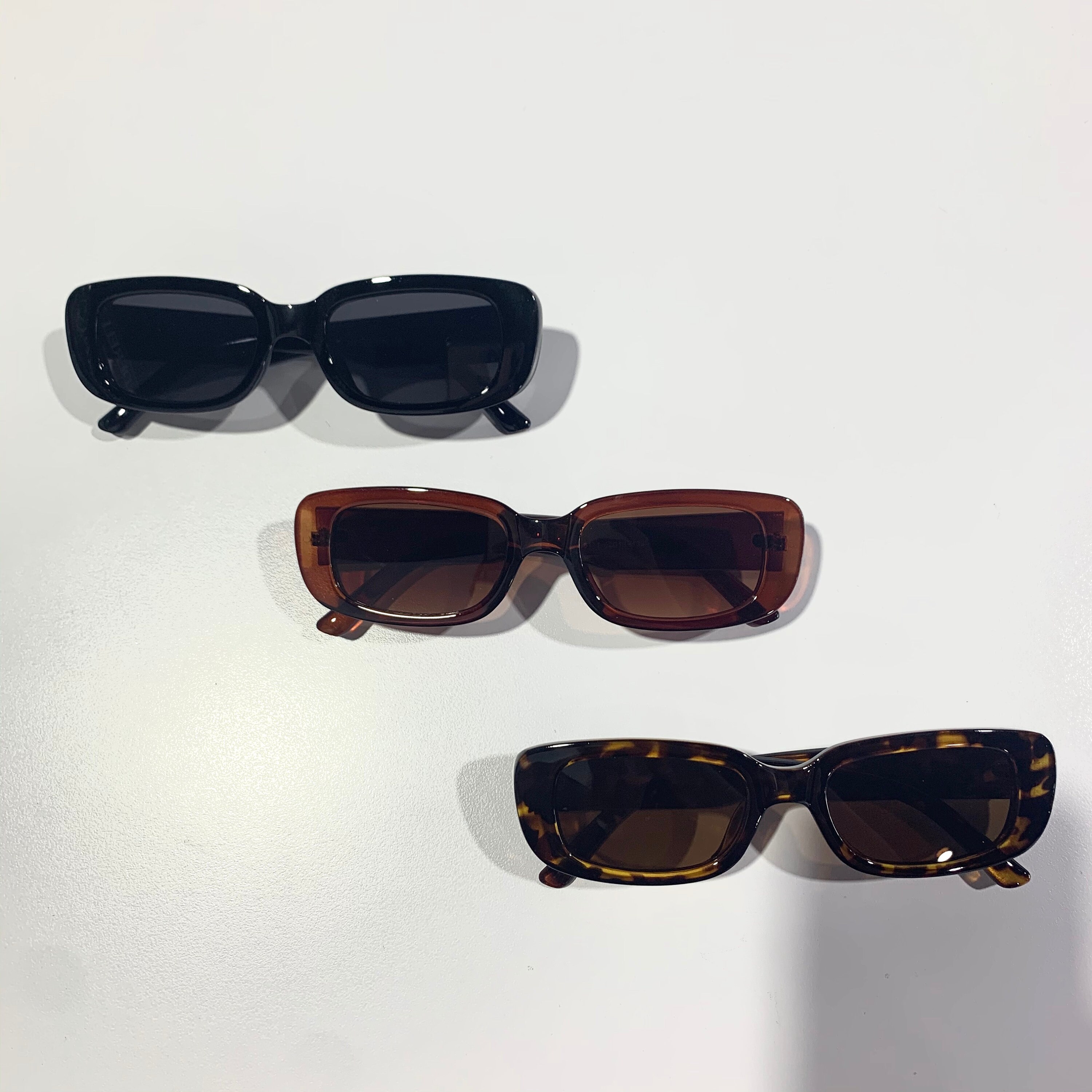 Vintage Rectangle Sunglasses 90s Sunglasses | Etsy
