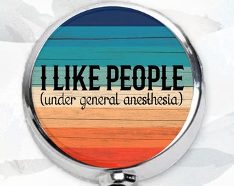 Funny OR Nurse Badge Reel: Sarcastic Anesthesiology, Surgical Staff or CRNA Gift