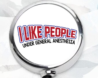 Funny OR Nurse Badge Reel: Sarcastic Anesthesiology, Surgical Staff or CRNA Gift