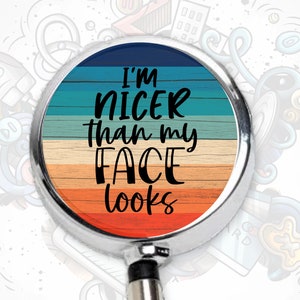 Nurse Badge Reel, Funny Nurse Badge Reel, Funny Badge Reel, Cute Badge Reel, Funny Meme Badge, RN Badge Reel, Sarcastic Badge Reel, Lanyard