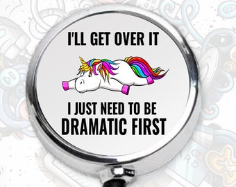 Funny Sarcastic Badge Reel: Retractable ID Holder for Nurses, Healthcare Staff, Teachers, and Office Workers