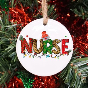 Nurse Christmas Ornament, Custom Christmas Gift for Nurse, New Nurse Graduation Ornament Gift, RN Gift, BSN Gift, Nursing Graduation Gift