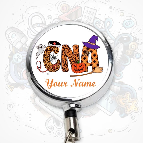 CNA Badge Reel, Funny CNA Badge, Cute Cna Badge, Halloween Cna Badge, Cna  Lanyard, Funny CNA Work Badge, Nurse Assistant Badge Reel, Cna Id 