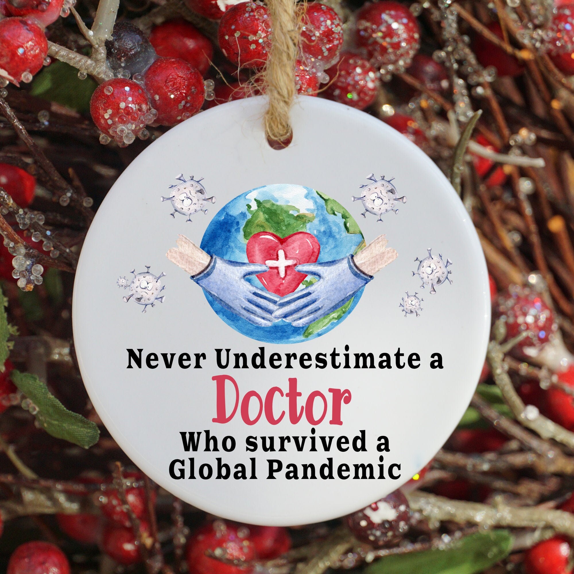 Doctor Ornament Healthcare Worker Gift Ornament for Medical Etsy