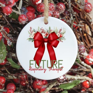Future Respiratory Therapist Christmas Ornament, Future Respiratory Therapist Gift, Future RRT Gift, Respiratory Therapist Graduation Gift