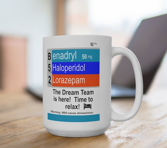 B52 Funny Healthcare Cup, Anesthesia Gift, ICU Nurse Gift, ER Nurse Gift, Pharmacist Gift, CRNa Gift, ER Doctor Gift, Psych Nurse Gift