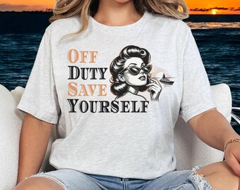 Nurses Off Duty Cruise T-Shirt: Funny Healthcare Vacation Tee