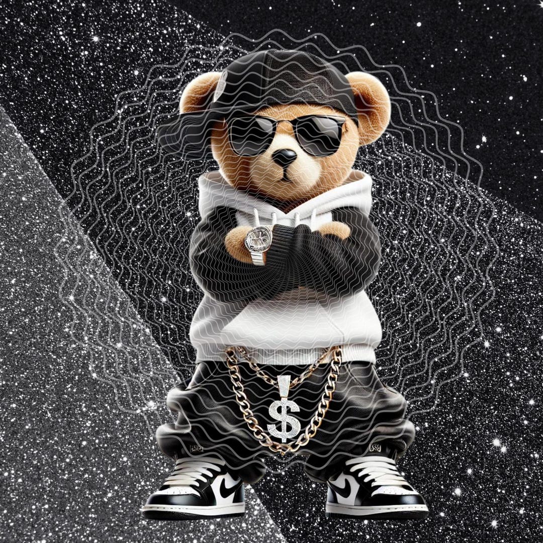 Blinged Out Hip Hop Bears Png's - Etsy
