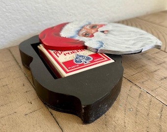 カラフルなサンタフェイスジュエリーボックス | クリスマス記念品