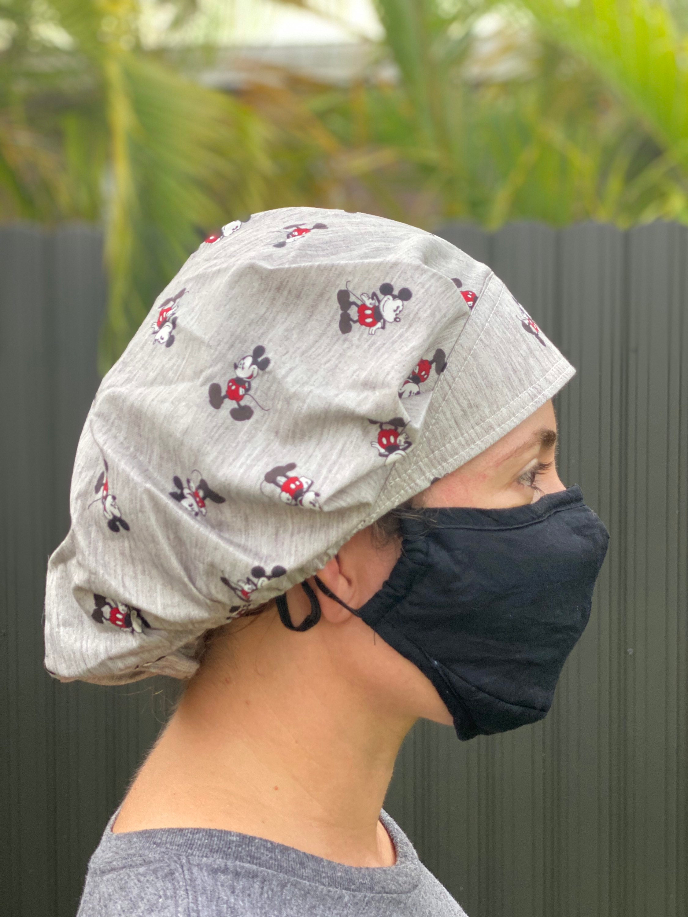 Designer Inspired Mickey Scrub Cap