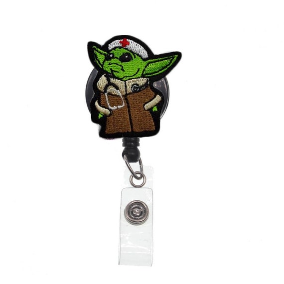 Yoda badge reel / Star Wars badge reel / baby yoda badge reel /The child  badge reel / the mandalorian badge reel / Grogu badge reel