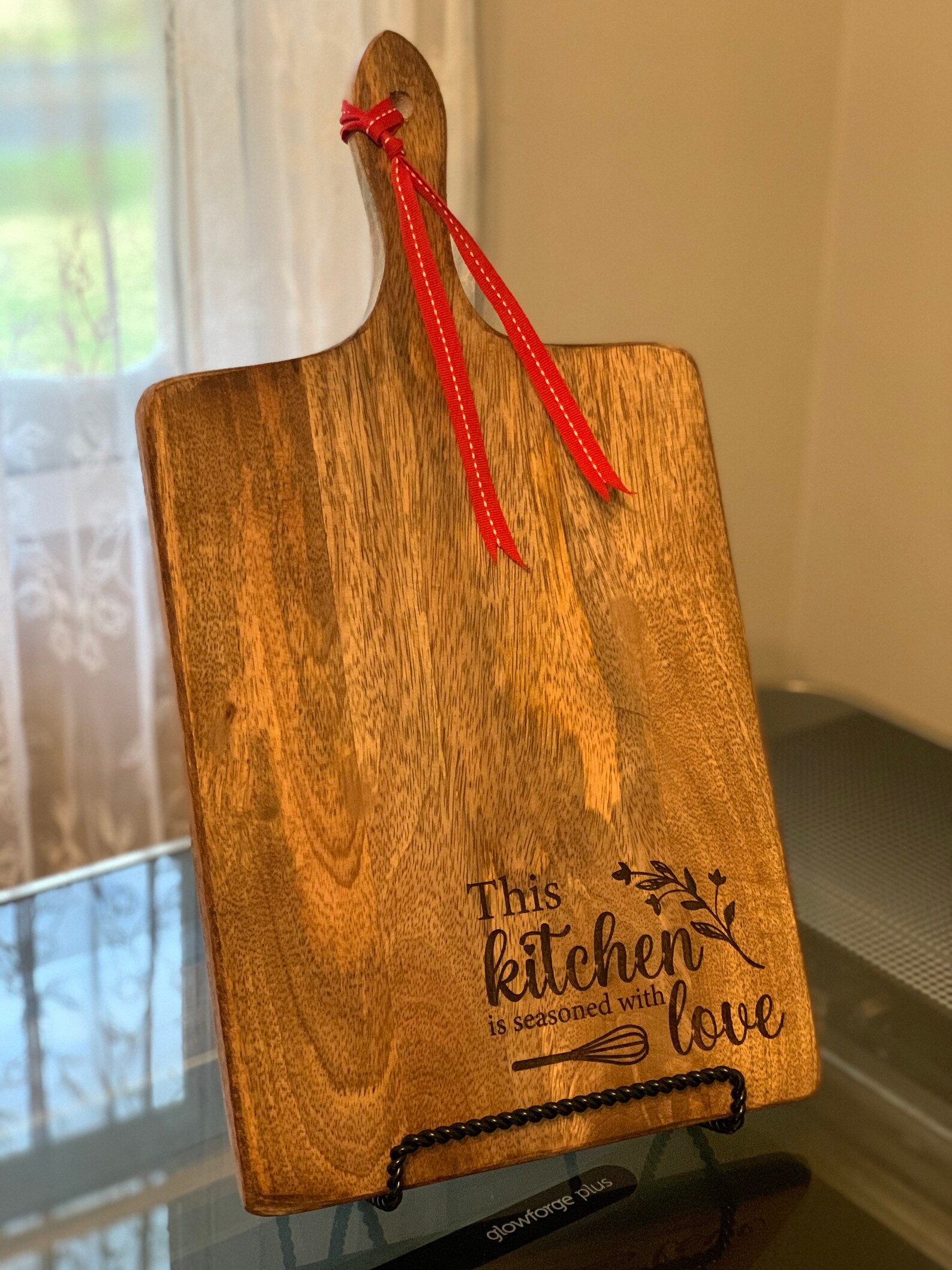 Laser Engraved Acacia Cutting Board Etsy
