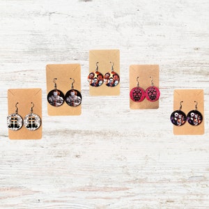 Halloween Earrings/Horror Movie earrings/Spooky earrings/Movie earrings/Gifts for her/Unique earrings
