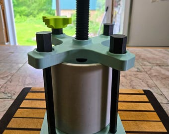 Vollständig druckbare Käsepresse 3D-Druckstl- und 3MF-Dateien - NUR DIGITALE DATEIEN -