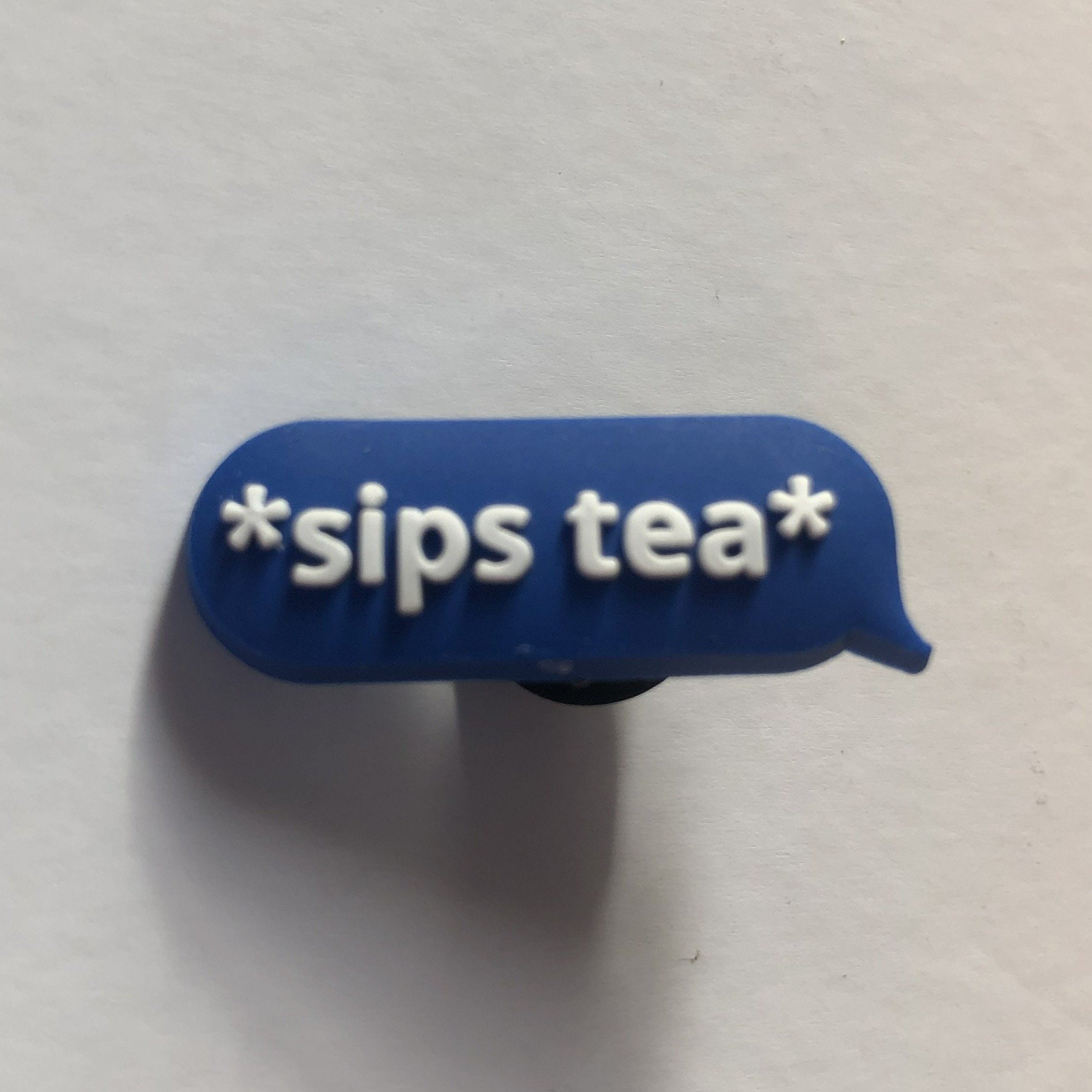 Sips Tea Shoe Charm, Croc Charms, Croc Accessories, Statement Charms,…