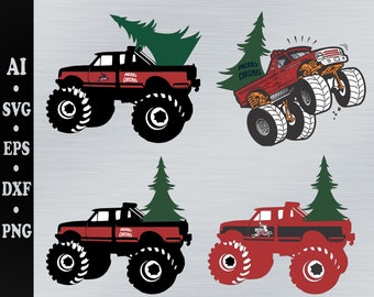 Chrismas truck svg, chrismas tree svg, chrismas svg.