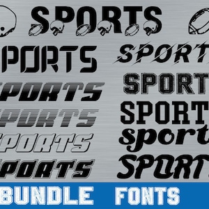 Varsity Font. sport font.  college font.  font for cricut. silhouette font. cute fonts.