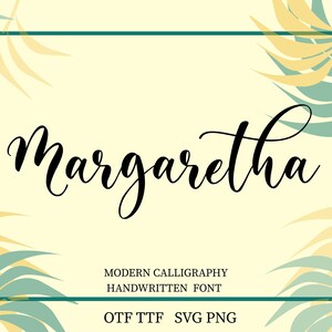 caligraphy font svg. digital font. modern font. handwritten font svg. font for cricut. script font. instal download font. margaretha font.