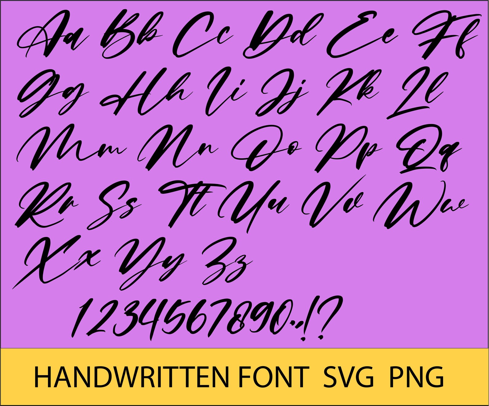 Juliana Font. Handwritten Font Svg. Font for Cricut. - Etsy