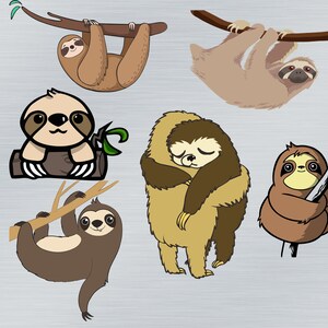 sloth svg, sloth bundle svg . sloth cut file. sloth clipart.baby sloth.