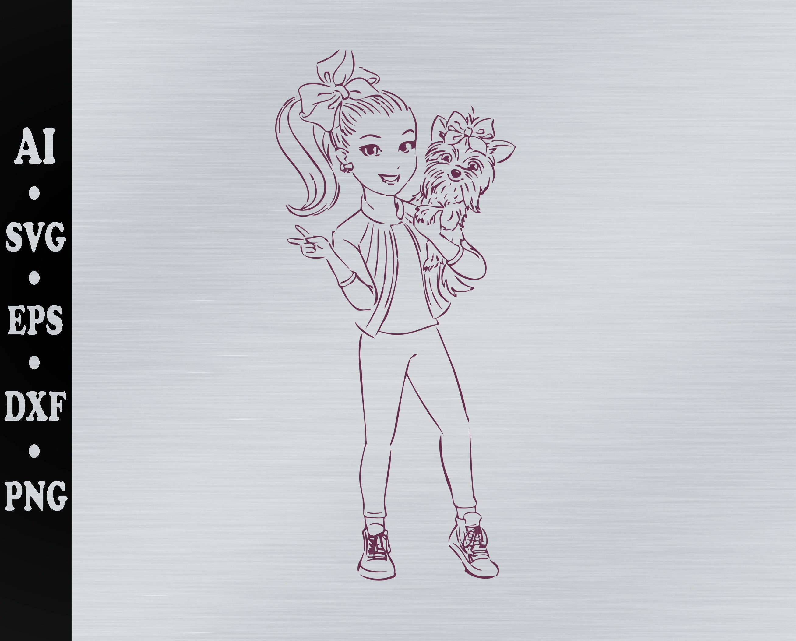 Jojo siwa svg Jojo siwa clipart jojo siwa svg bundle. jojo | Etsy