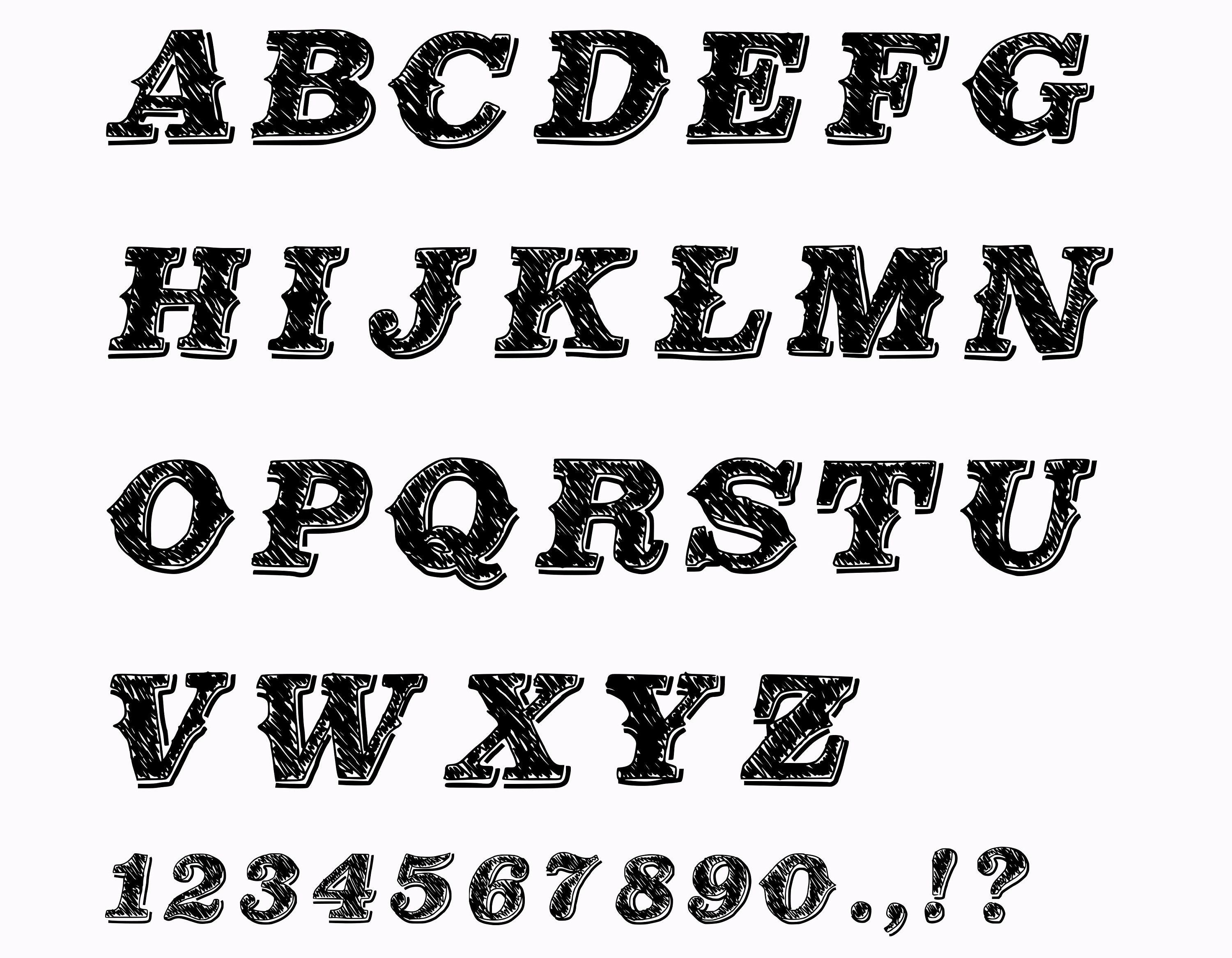 Western font. western fonts collection . font for cricut. Etsy