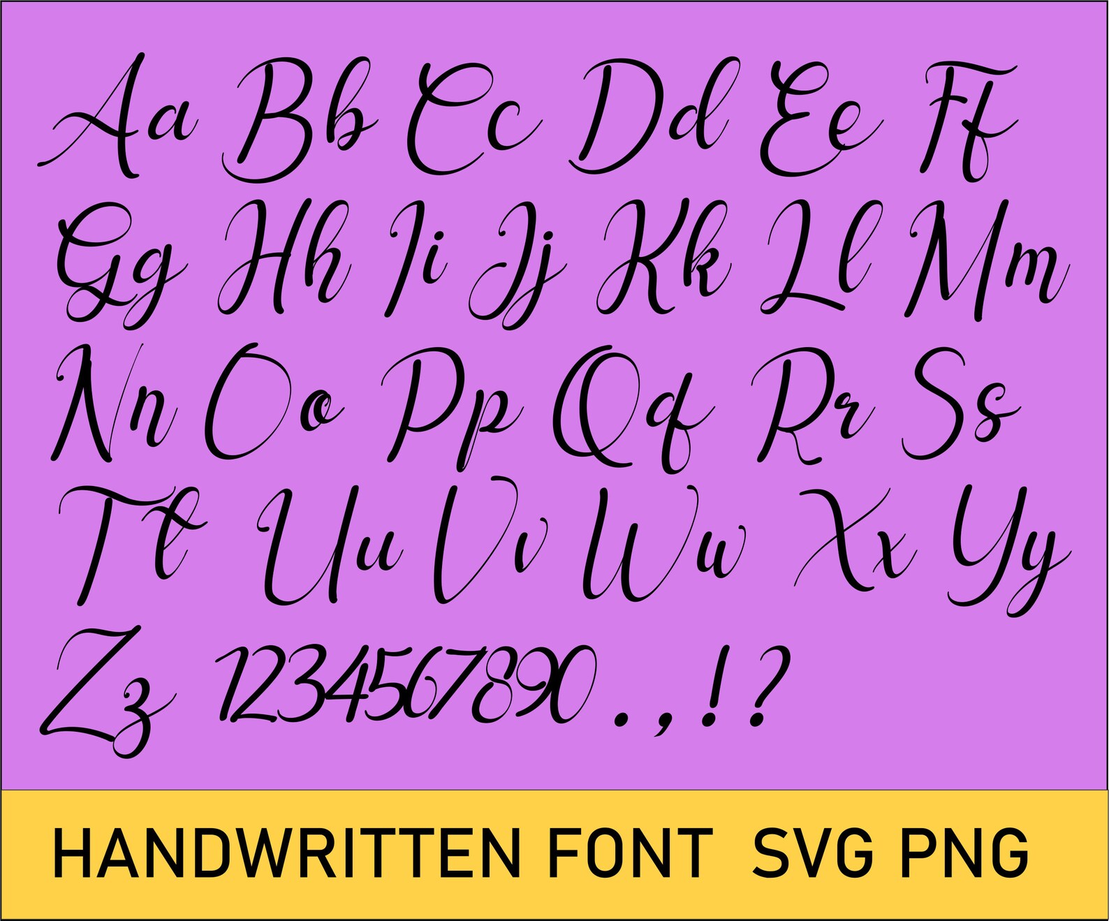 Barbara Font. Handwritten Font Svg. Font for Cricut. - Etsy