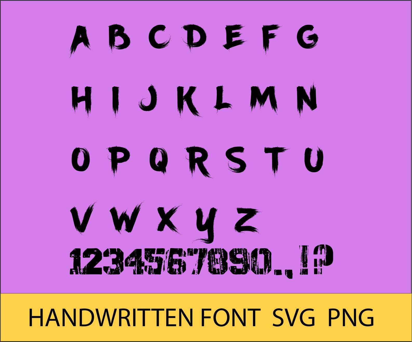 Distressed Font Svg. Font Svg. Distressed Font Svg Bundle. Distressed