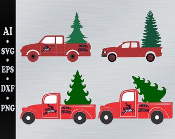 Chrismas truck svg, chrismas tree svg, chrismas svg.