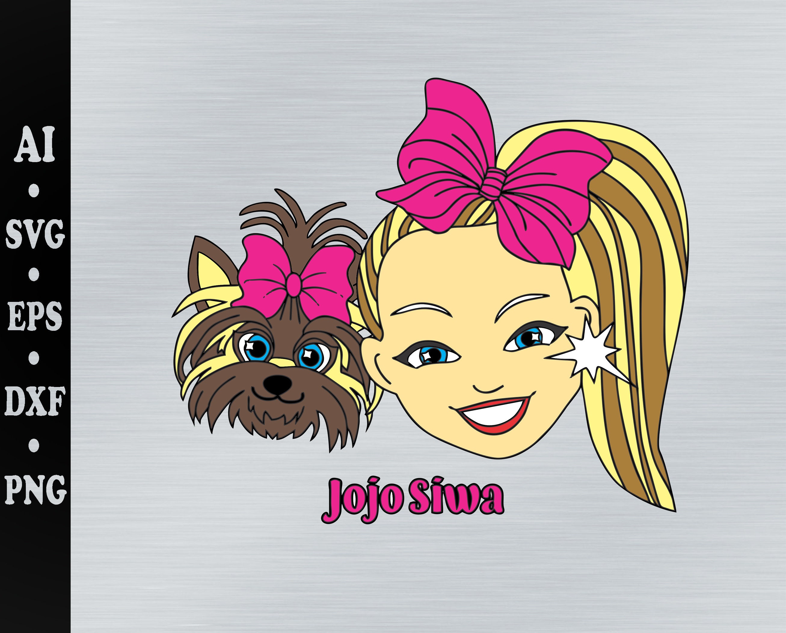 Jojo siwa svg Jojo siwa clipart jojo siwa svg bundle. jojo | Etsy