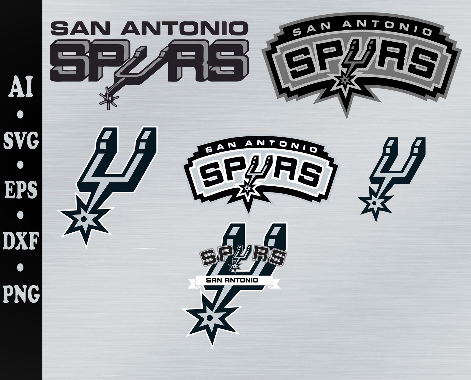 Download San antonio spurs logo svg sa spurs nba logo for cricut ...