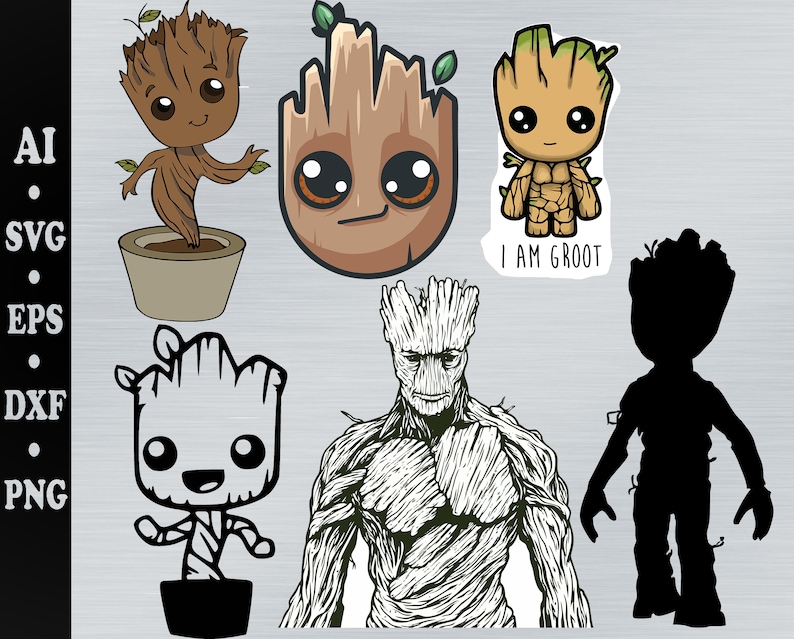 Download Baby Groot Svg Groot Svg Guardians Svg Guardians Galaxy Etsy