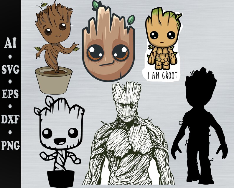 Baby Groot Svg Groot Svg Guardians Svg Guardians Galaxy Etsy