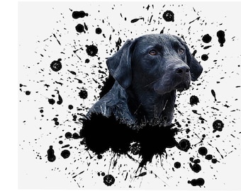 labrador sublimation design. watercolor labrador png. dog sublimation design. sublimation graphics