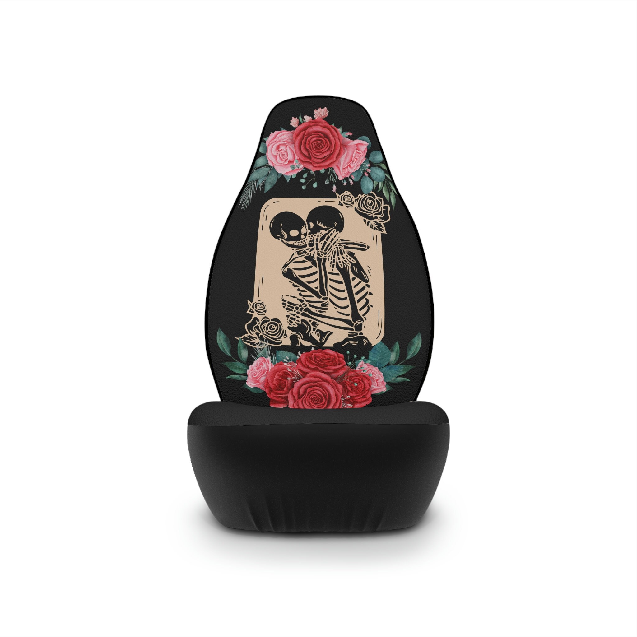 Coprisedile Auto Donna Con Fantasia Fiore Airbag Compatibile