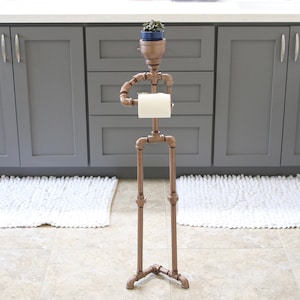 Unique Toilet Paper Stand - Toilet Paper Holder Free Standing / TP