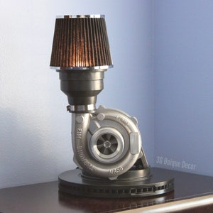 Turbo Lamp / Car Parts Decor / Turbocharger Art / JDM