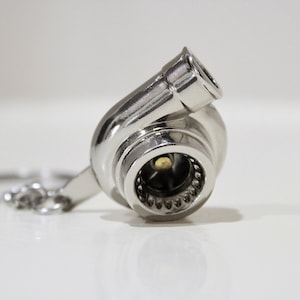 Turbo keychain / Turbo Car Guy / Automotive Keychain