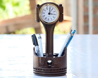 Piston Clock / Car Office Decor / Auto Home Art / Car Parts