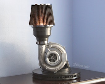 Turbo Lamp - Car Parts Decor / Turbocharger Art / JDM